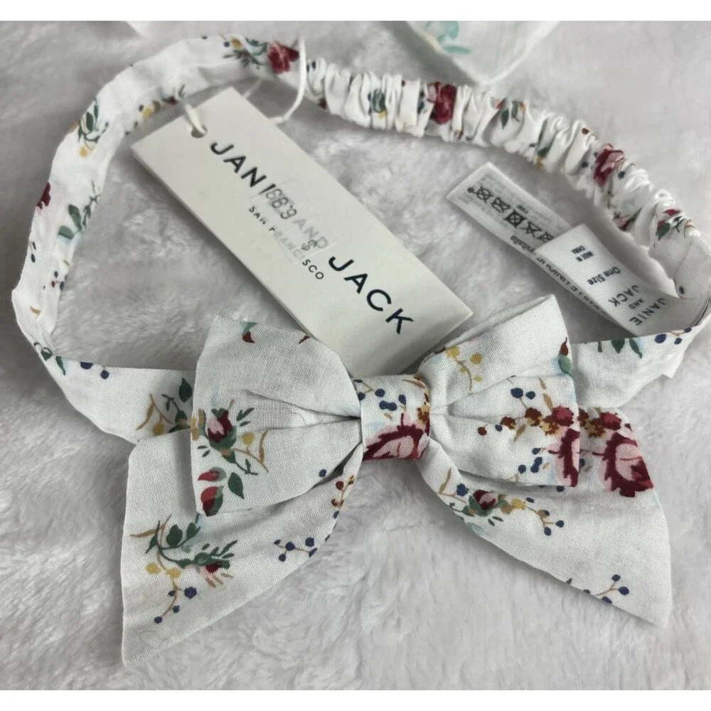 Lot Janie and Jack Infant Toddler Hats Tights Headband Socks Size 0-24M NEW